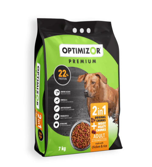 Optimzor Adult 2in1 Moist Meaty Chunks 18Kg